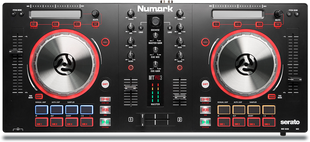 Numark Mixtrack Pro Iii - USB DJ-Controller - Main picture