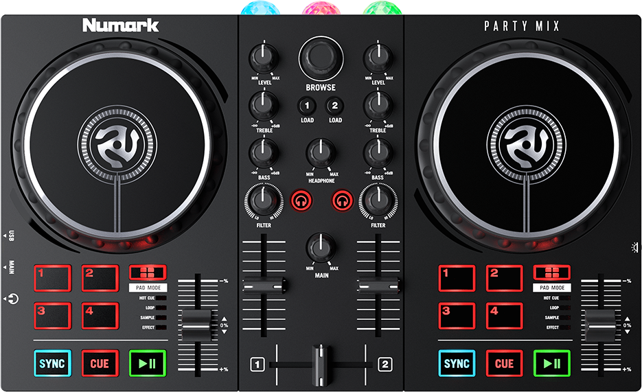 Numark Party Mix 2 - USB DJ-Controller - Main picture