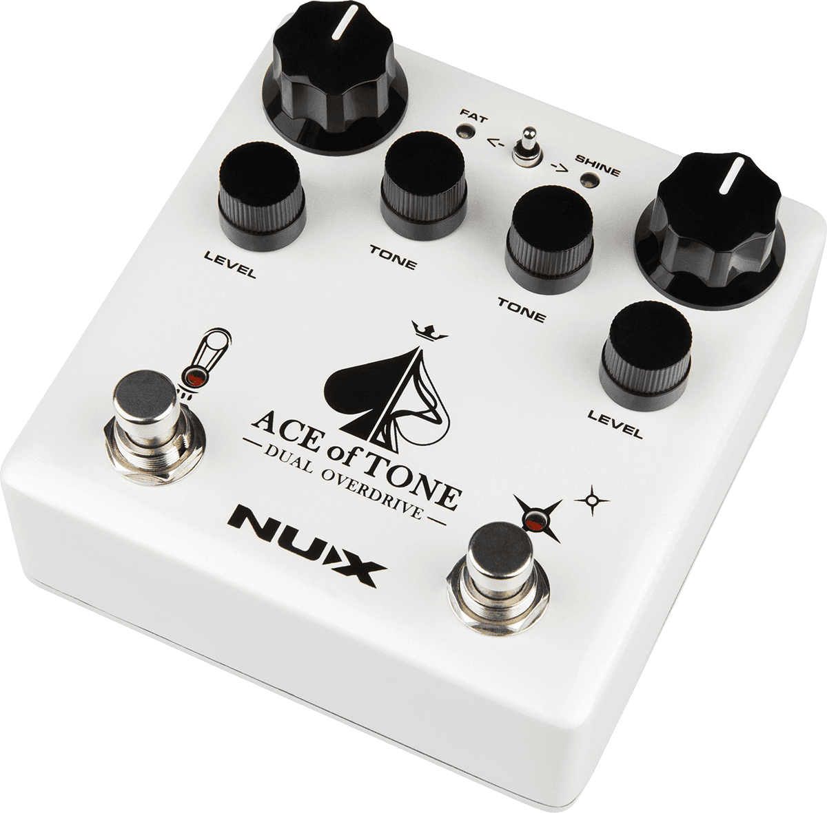 Nux Ace Of Tone Dual Overdrive - Overdrive/Distortion/fuzz effectpedaal - Variation 1