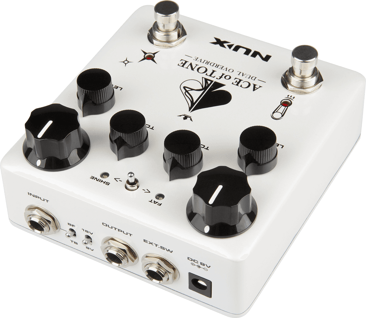 Nux Ace Of Tone Dual Overdrive - Overdrive/Distortion/fuzz effectpedaal - Variation 2