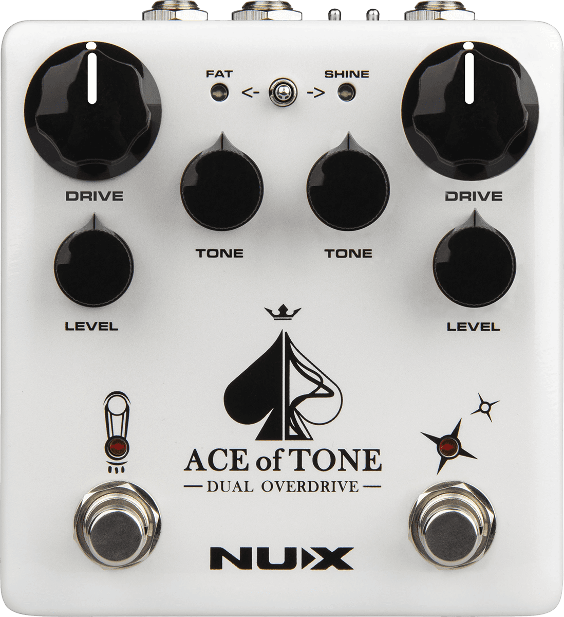 Nux Ace Of Tone Dual Overdrive - Overdrive/Distortion/fuzz effectpedaal - Main picture