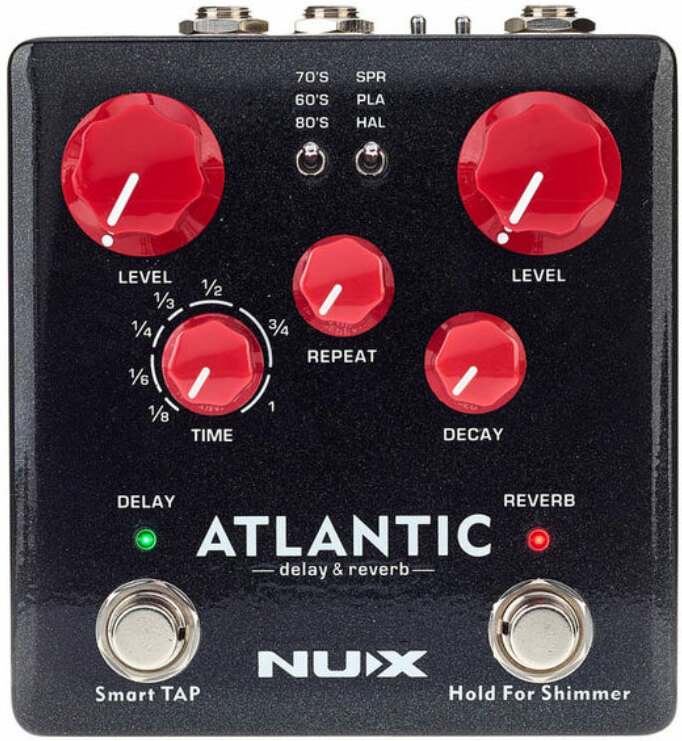 Nux Atlantic Ndr-5 Delay Reverb Verdugo - Reverb/delay/echo effect pedaal - Main picture