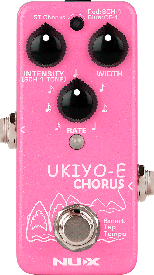 Nux Nch-4 Ukiyo-e Chorus - Modulation/chorus/flanger/phaser en tremolo effect pedaal - Main picture