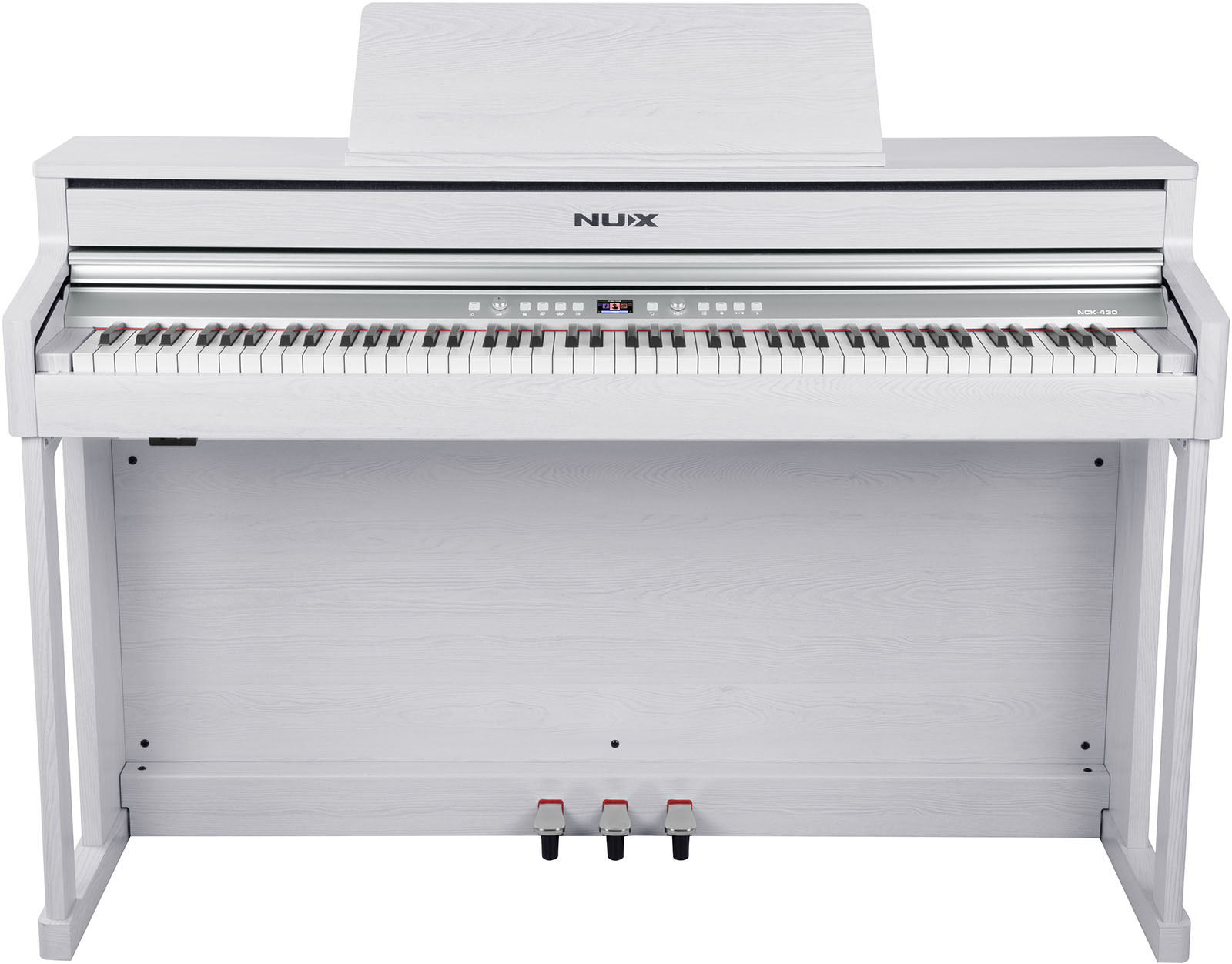 Nux Nck-430w - Blanc - Digitale piano met meubel - Main picture