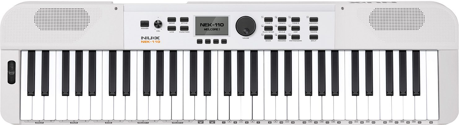 Nux Npk-110 White - Blanc - Draagbaar digitale piano - Main picture