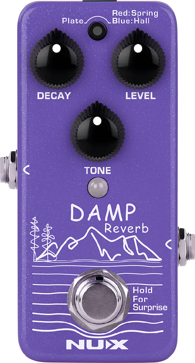 Nux Nrv-3 Damp Reverb - Reverb/delay/echo effect pedaal - Main picture