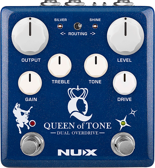 Nux Queen Of Tone Dual Overdrive - Overdrive/Distortion/fuzz effectpedaal - Main picture