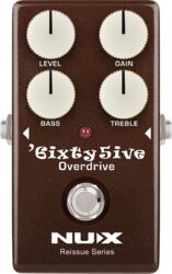 Overdrive/distortion/fuzz effectpedaal Nux 6ixty-5ive Overdrive
