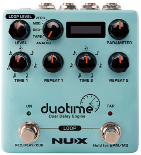 Reverb/delay/echo effect pedaal Nux Duotime NDD6 Dual Delay Engine