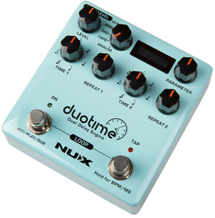 Nux Duotime Ndd-6 Dual Delay Engine Verdugo - Reverb/delay/echo effect pedaal - Variation 1