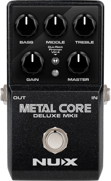 Overdrive/distortion/fuzz effectpedaal Nux Metal Core Deluxe MK2