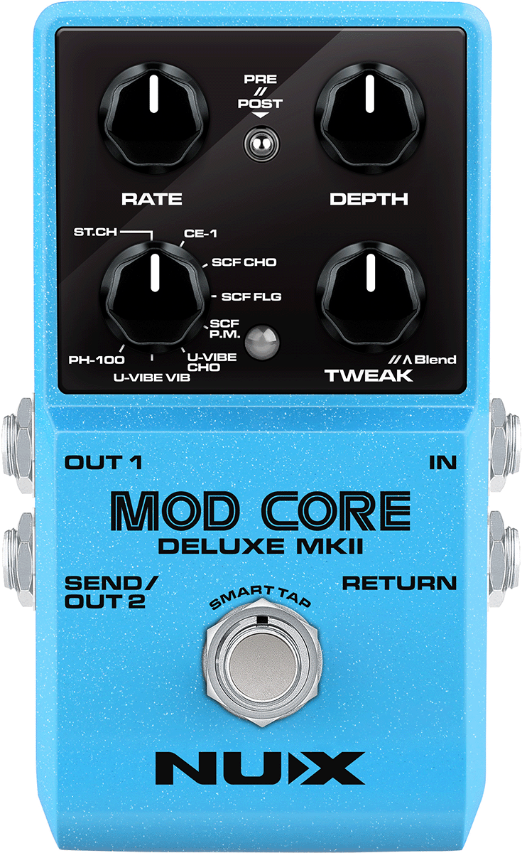Nux Mod Core Deluxe Mk2 - Modulation/chorus/flanger/phaser en tremolo effect pedaal - Main picture