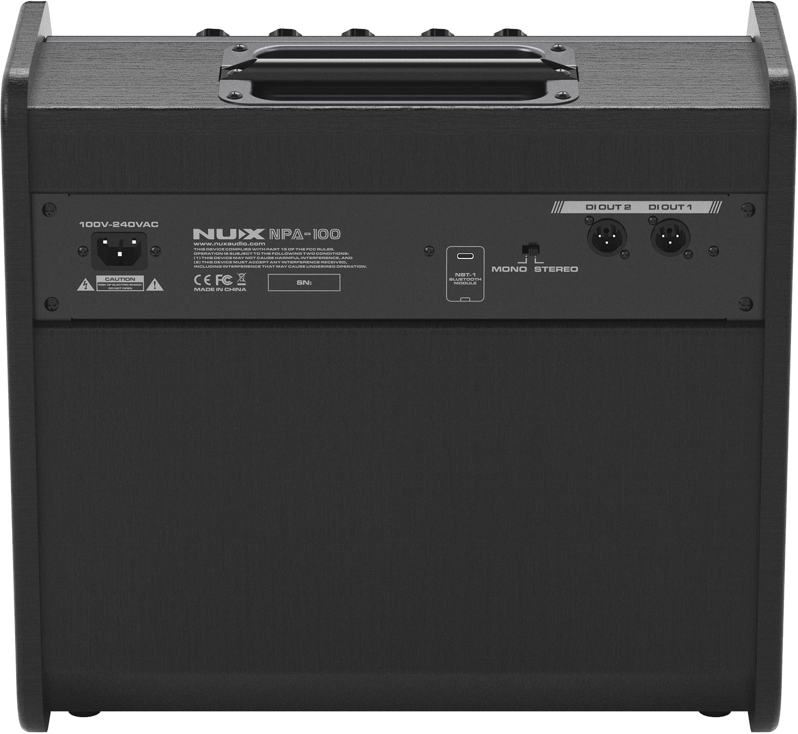 Nux Npa-100 120w - Elektronisch drumstel monitoring - Variation 3