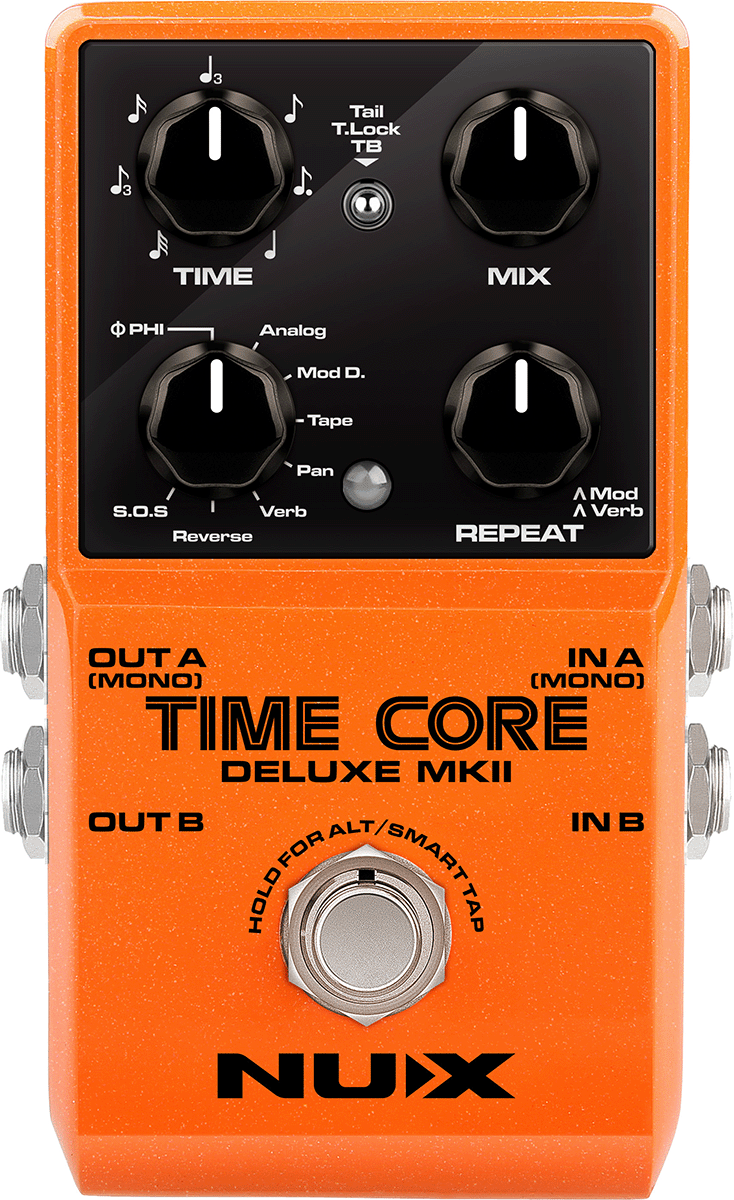 Nux Time Core Deluxe Mk2 - Reverb/delay/echo effect pedaal - Main picture