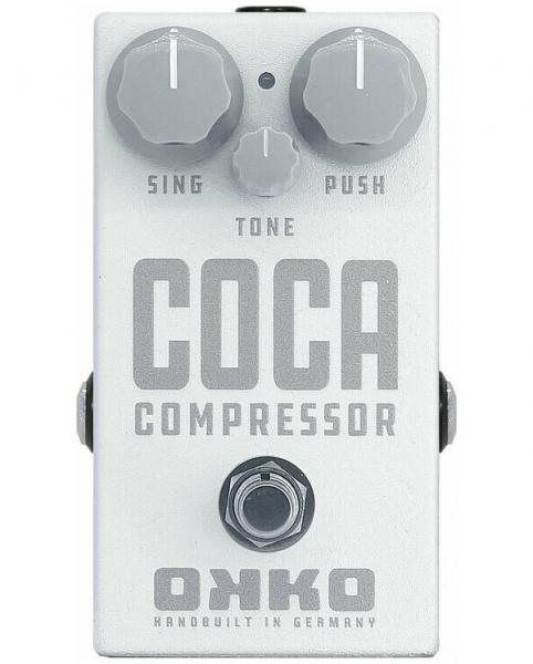 Compressor/sustain/noise gate effect pedaal Okko Coca Comp MKII Optical Compressor