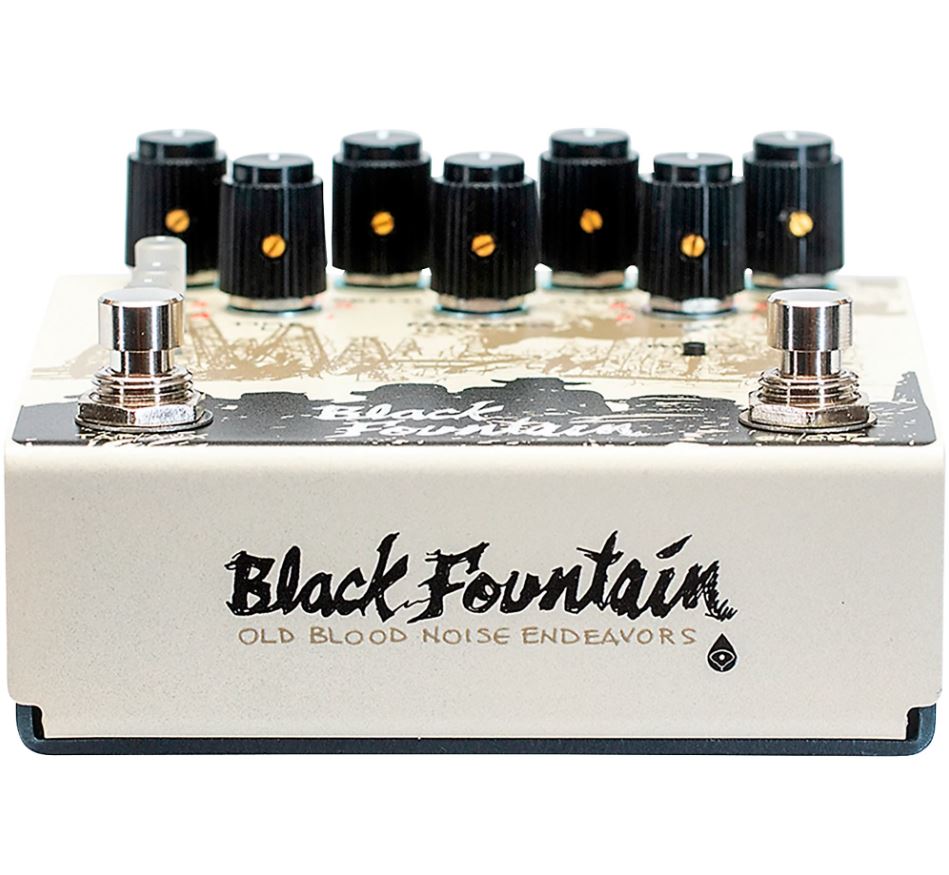 Old Blood Noise Black Fountain Stereo Cream - Reverb/delay/echo effect pedaal - Variation 1