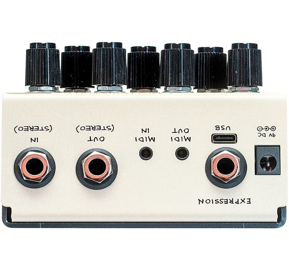 Old Blood Noise Black Fountain Stereo Cream - Reverb/delay/echo effect pedaal - Variation 2