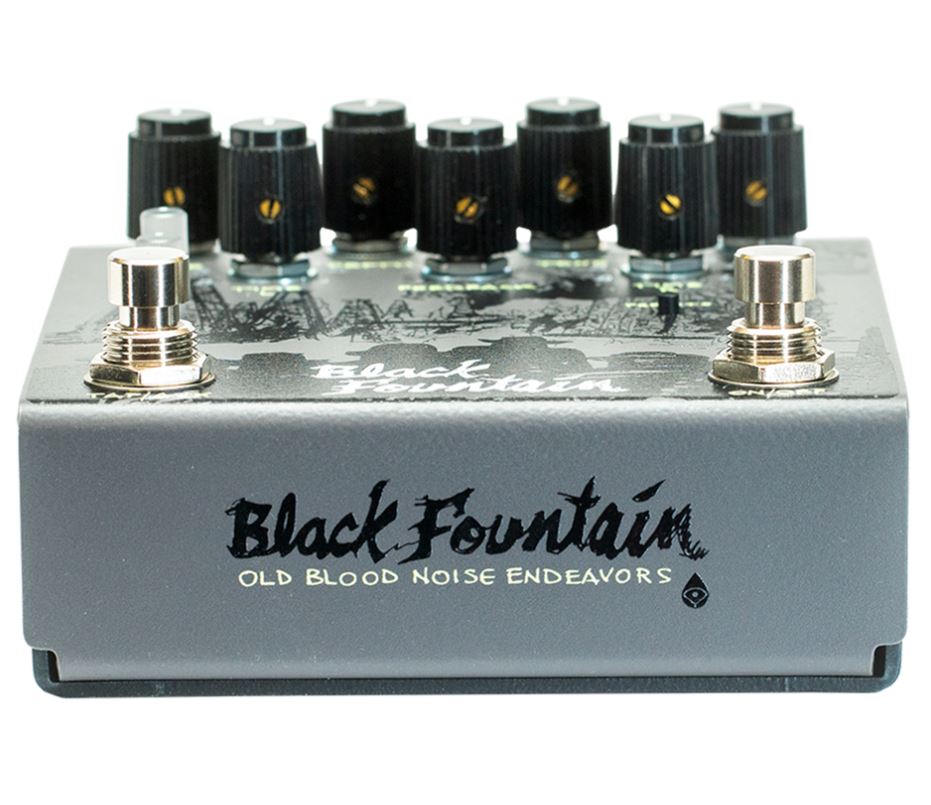 Old Blood Noise Black Fountain Stereo Slate - Reverb/delay/echo effect pedaal - Variation 2