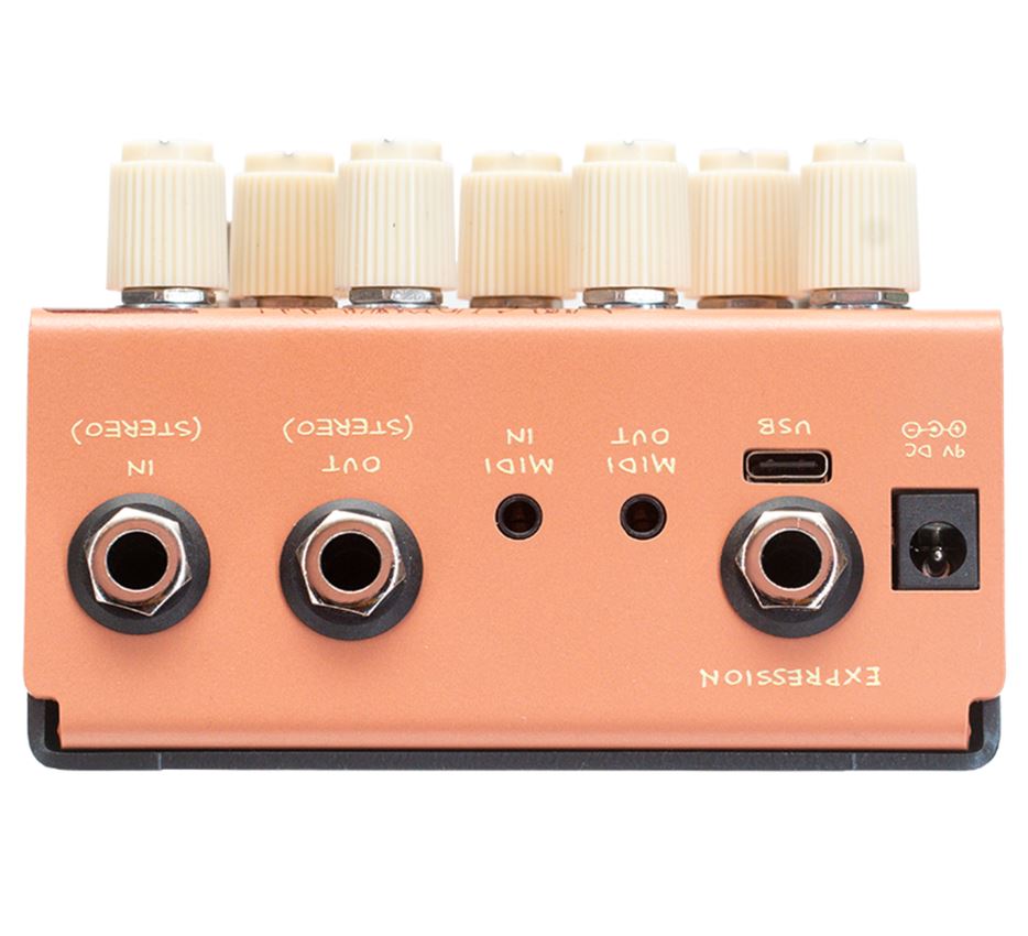 Old Blood Noise Black Fountain Stereo Terracotta - Reverb/delay/echo effect pedaal - Variation 2