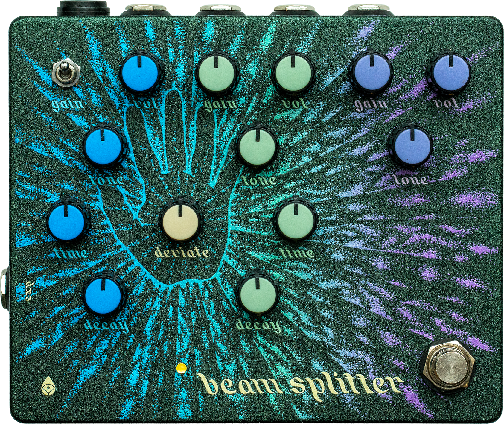 Old Blood Noise Beam Splitter  Distorsion Triple - Overdrive/Distortion/fuzz effectpedaal - Main picture