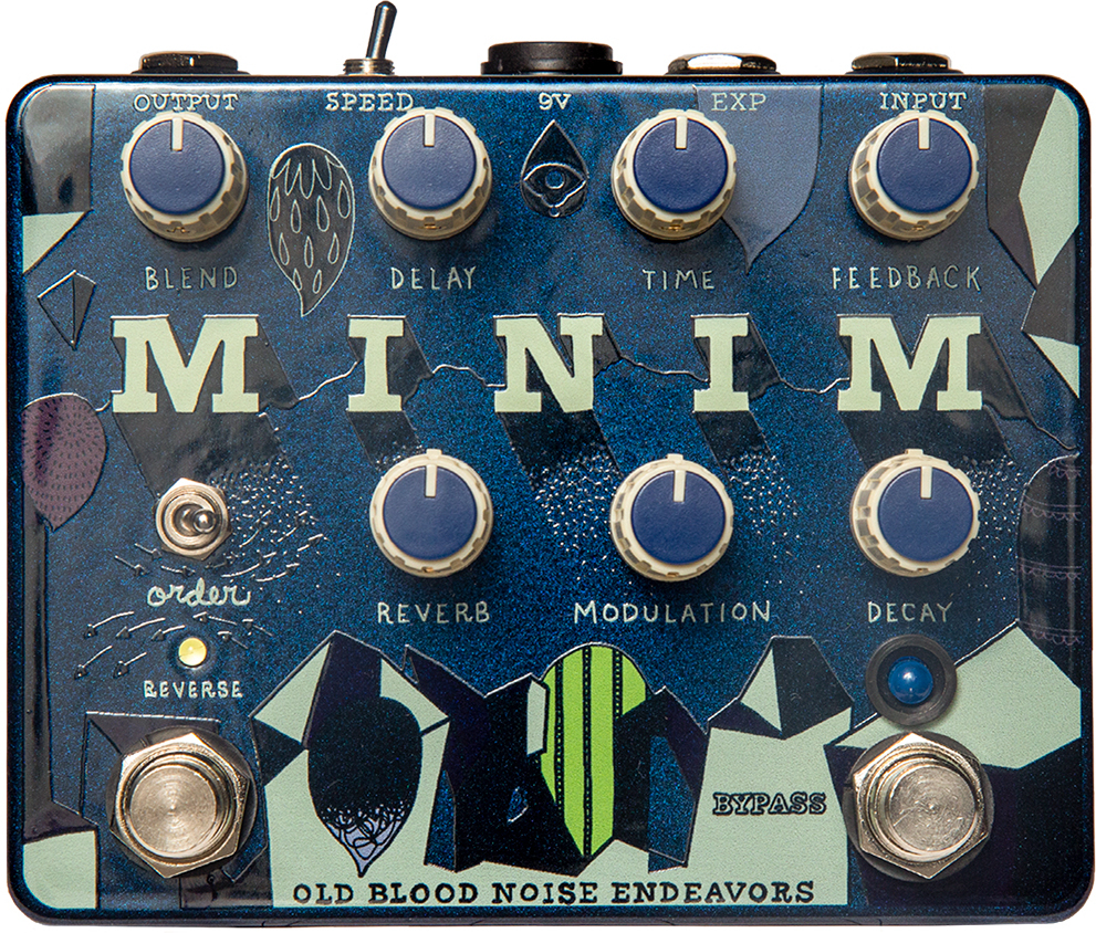 Old Blood Noise Minim Reverb Delay And Reverse - Reverb/delay/echo effect pedaal - Main picture