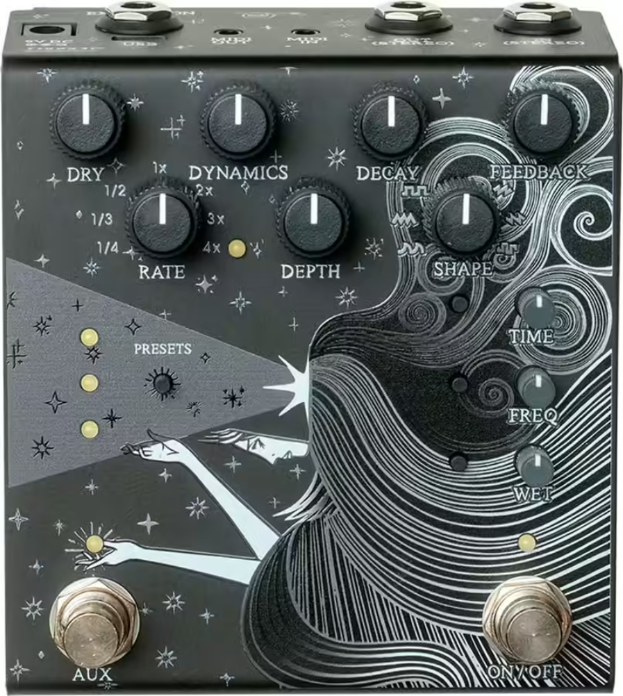 Old Blood Noise Sunlight Stereo Reverb Black - Reverb/delay/echo effect pedaal - Main picture