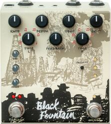 Reverb/delay/echo effect pedaal Old blood noise Black Fountain Stereo Cream