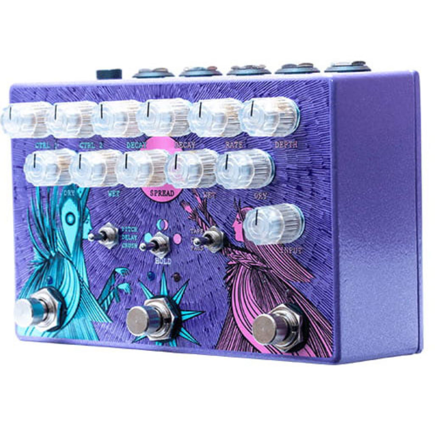 Old Blood Noise Dark Light Ltd Dual Reverb - Reverb/delay/echo effect pedaal - Variation 1