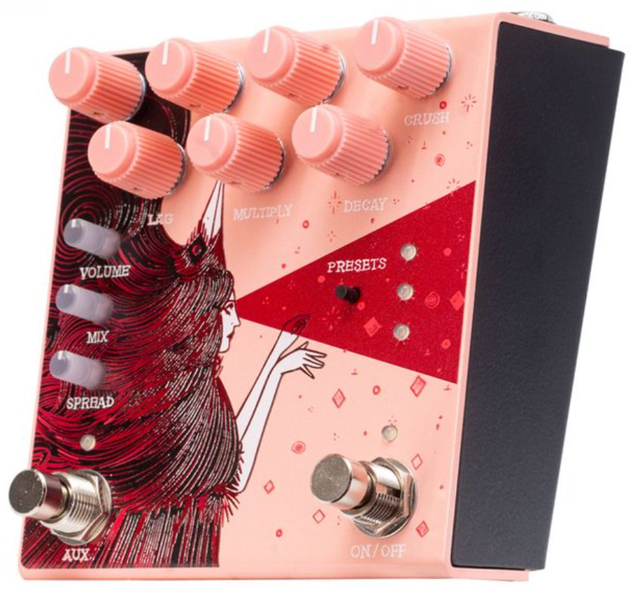 Old Blood Noise Dark Star Stereo Soundscape Reverb Pink - Reverb/delay/echo effect pedaal - Variation 1