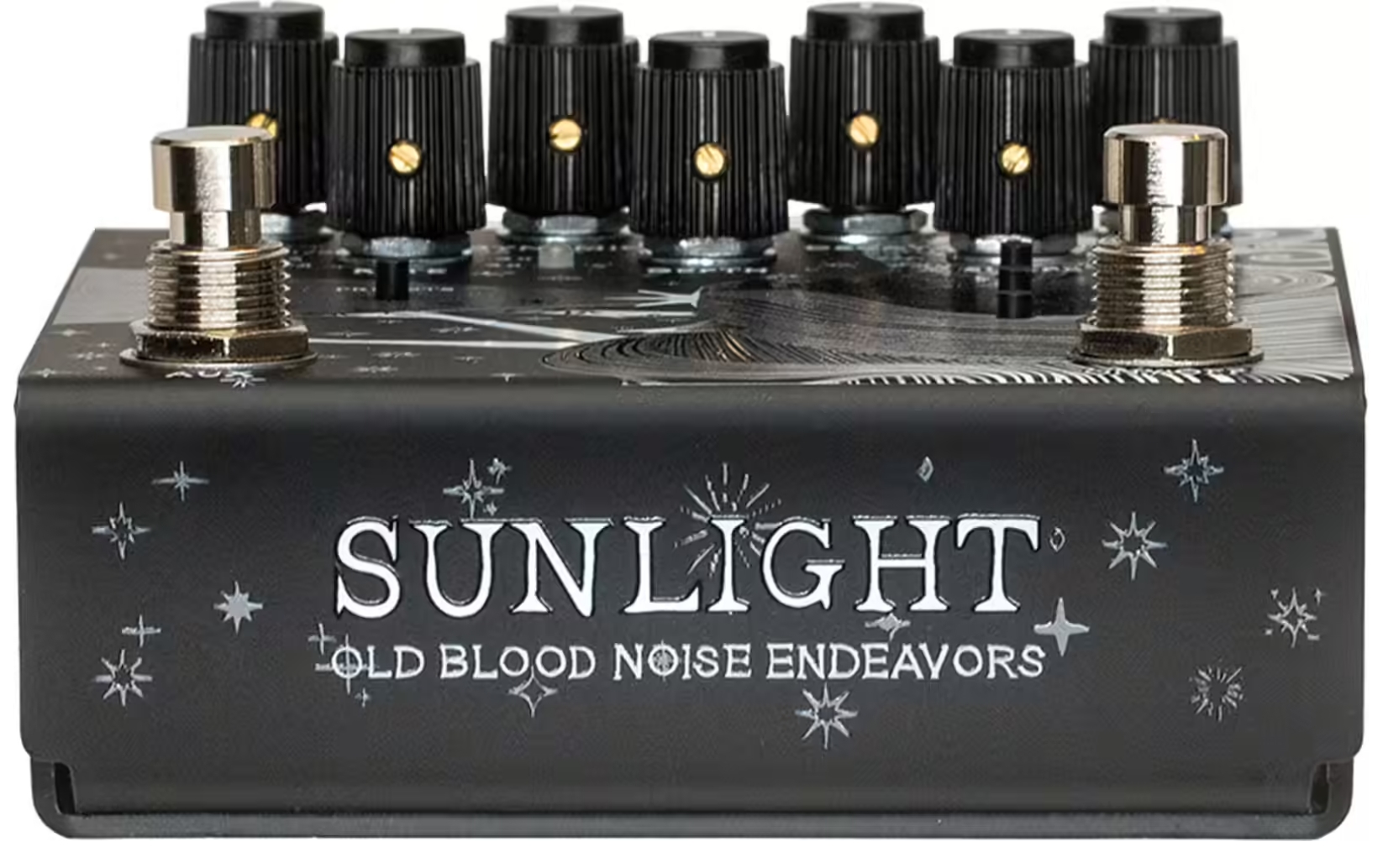 Old Blood Noise Sunlight Stereo Reverb Black - Reverb/delay/echo effect pedaal - Variation 2