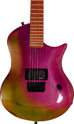 Single cut gitaar  Omera guitars Lesly - Petrol chameleon