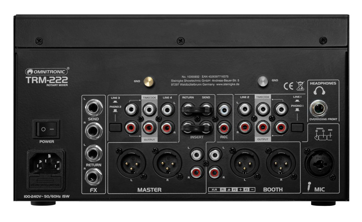 Omnitronic Trm-222 - DJ-Mixer - Variation 3