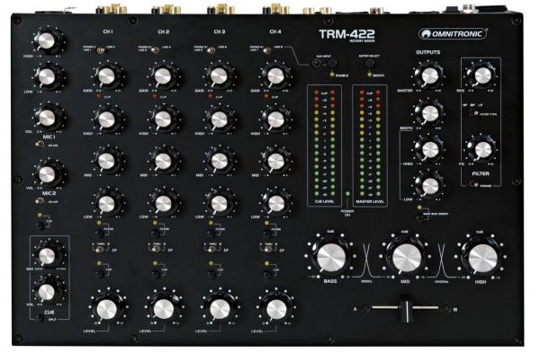 Dj-mixer Omnitronic TRM 422