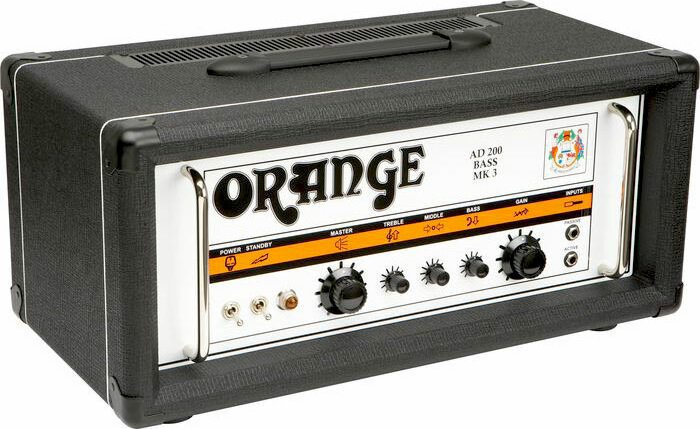 Orange Ad200b Mkiii Head 200w Black - Versterker top voor bas - Main picture