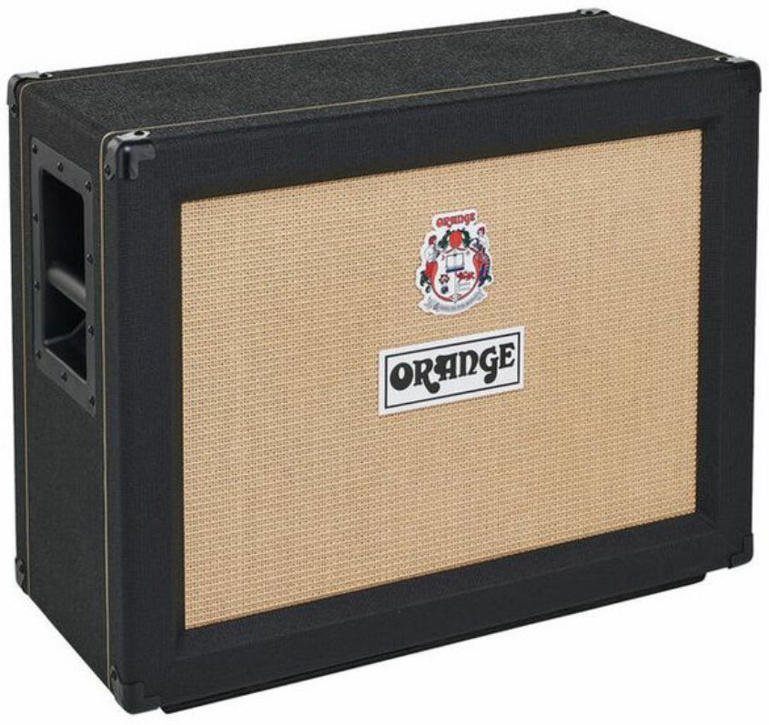 Orange Ppc212ob Open Back Cab 2x12 Celestion Vintage 30 120w Black - Elektrische gitaar speakerkast - Main picture