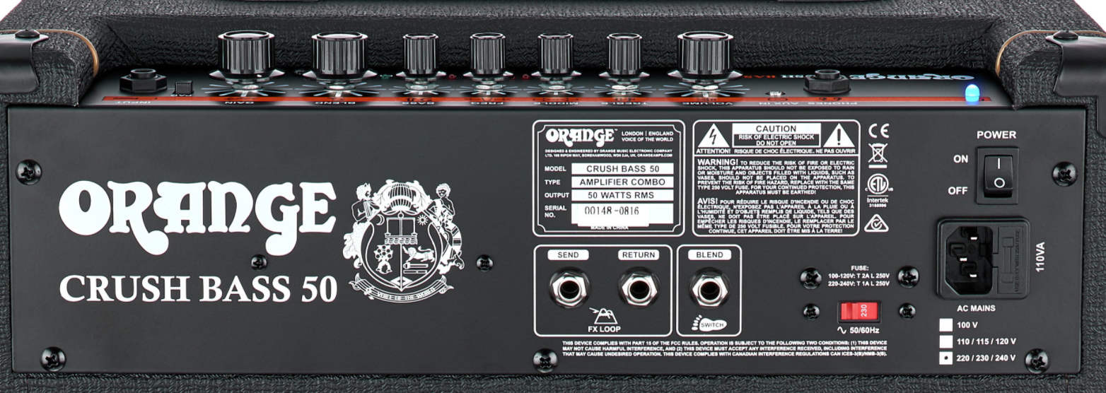 Orange Crush Bass 50 1x12 50w Black - Combo voor basses - Variation 3