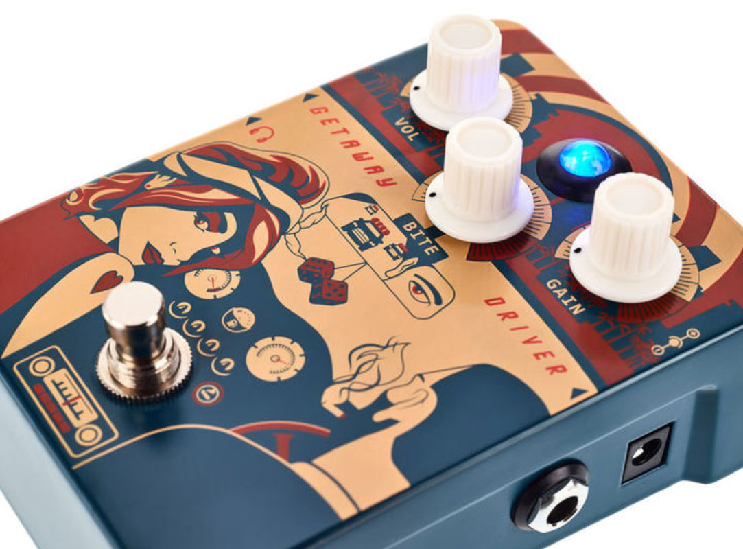 Orange Getaway Driver Overdrive Cab Sim - Overdrive/Distortion/fuzz effectpedaal - Variation 1