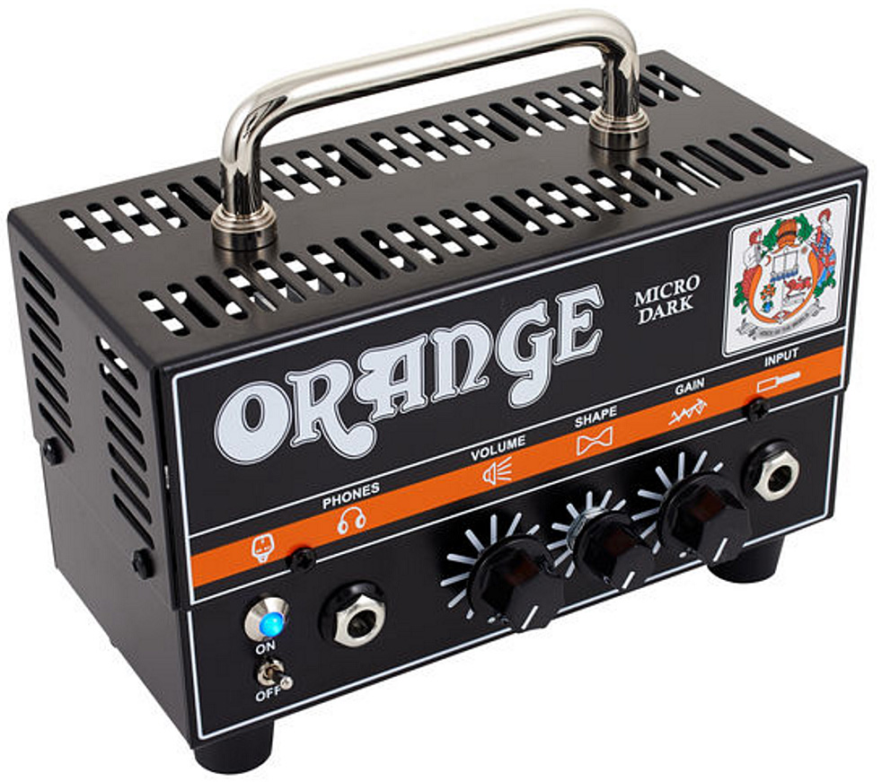 Orange Micro Dark Head 20w - Matte Black - Gitaarversterker top - Variation 1