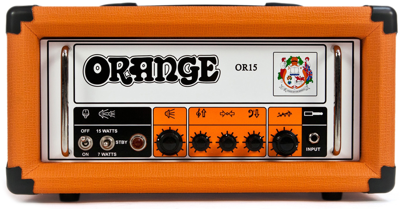 Orange Or15 Head 15w Orange - Gitaarversterker top - Variation 1