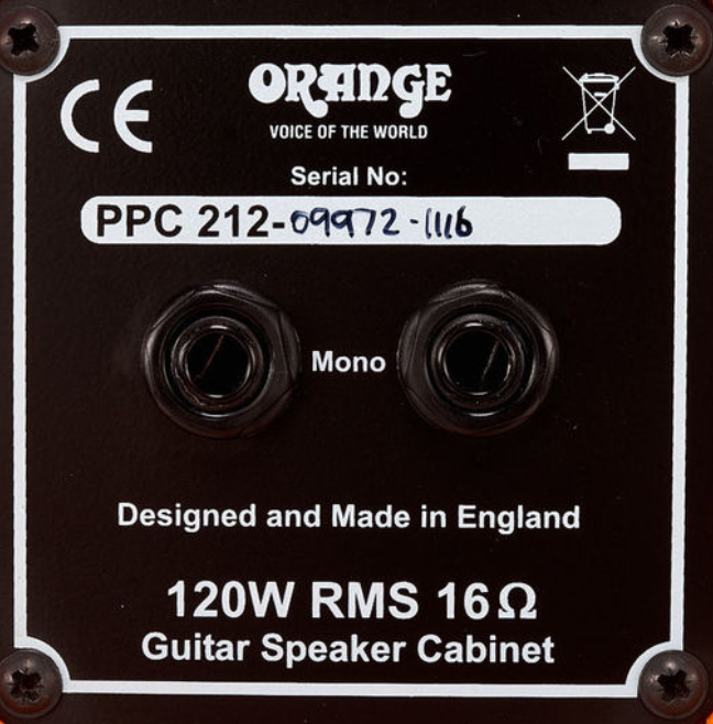 Orange Ppc212 Cab 2x12 Celestion Vintage 30 120w 16-ohm Orange - Elektrische gitaar speakerkast - Variation 4