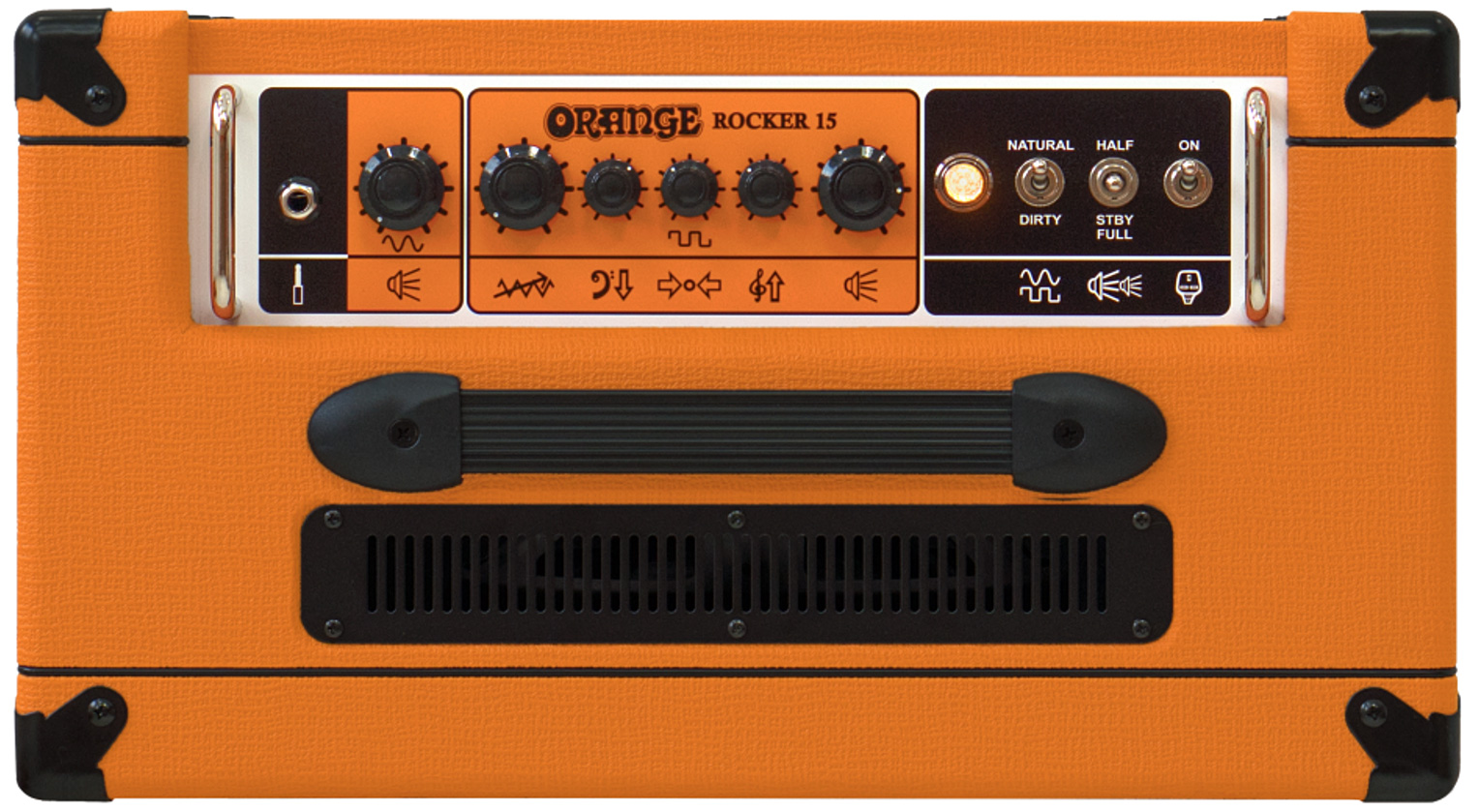 Orange Rocker 15 0.5/1/7/15w 1x10 Orange - Combo voor elektrische gitaar - Variation 3