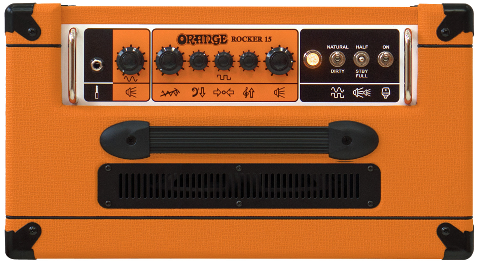 Orange Rocker 15 0.5/1/7/15w 1x10 Orange - Combo voor elektrische gitaar - Variation 3