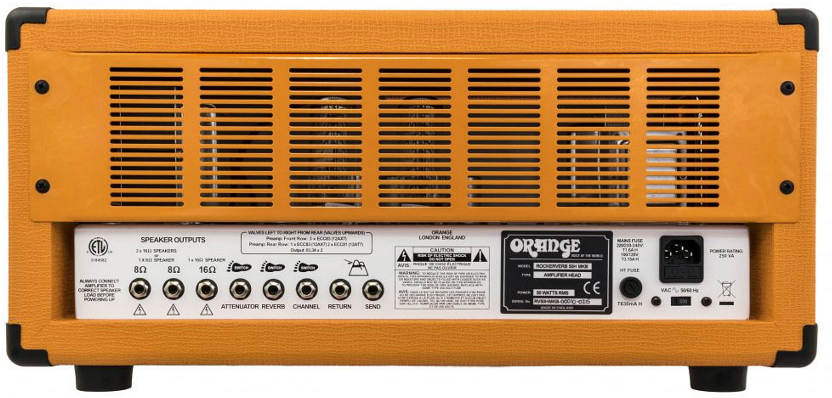 Orange Rockerverb 50 Mkiii Head 50w Orange - Gitaarversterker top - Variation 3