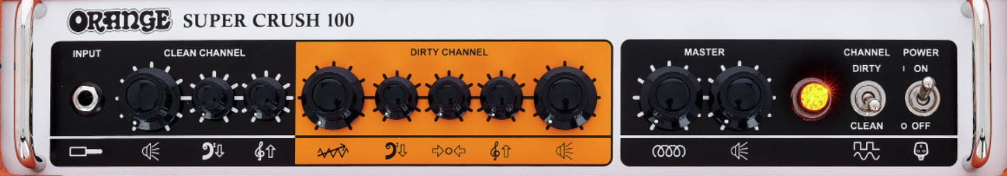 Orange Super Crush 100 Combo 100w 1x12 Orange - Combo voor elektrische gitaar - Variation 3