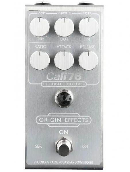 Compressor/sustain/noise gate effectpedaal Origin effects Cali76 Compact Bass Laser Engraved Ltd