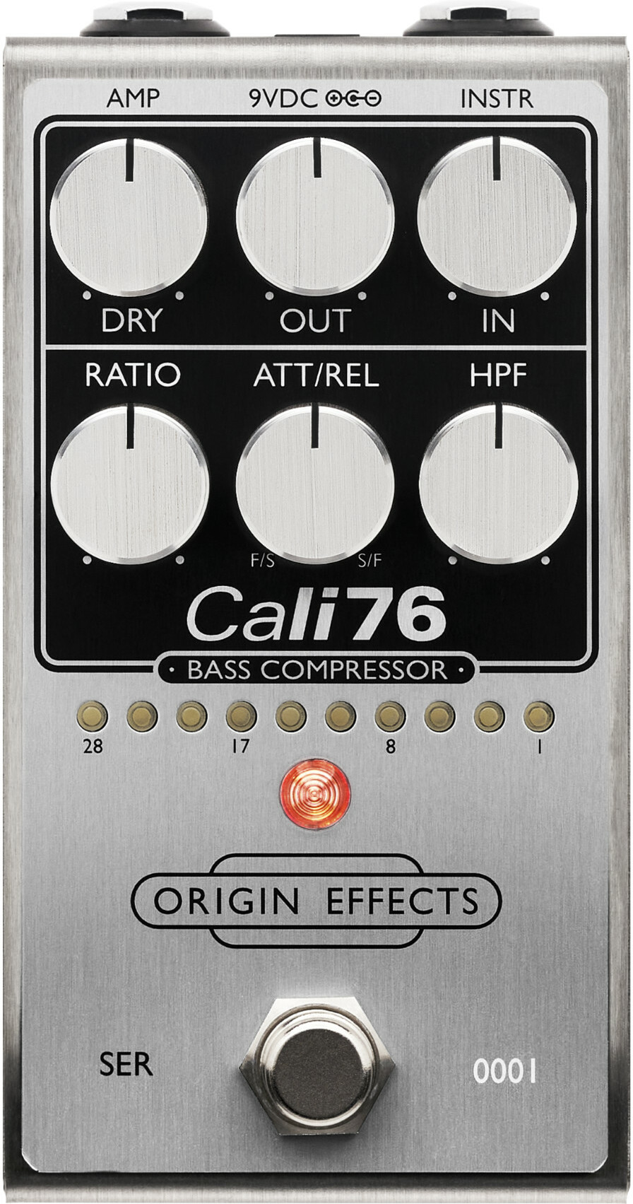 Origin Effects Cali76 Bass Compressor 2024 - Compressor/sustain/noise gate effectpedaal - Main picture