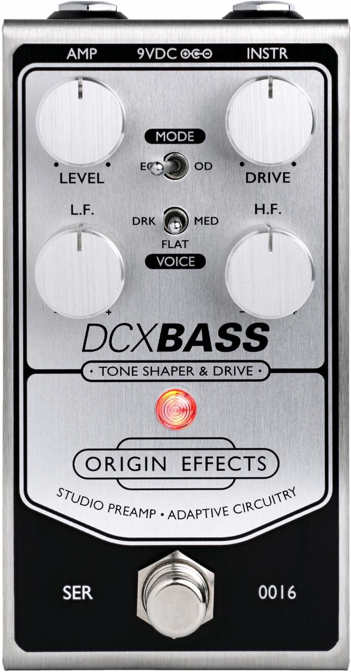 Origin Effects Dcx Bass - Compressor/sustain/noise gate effectpedaal - Main picture