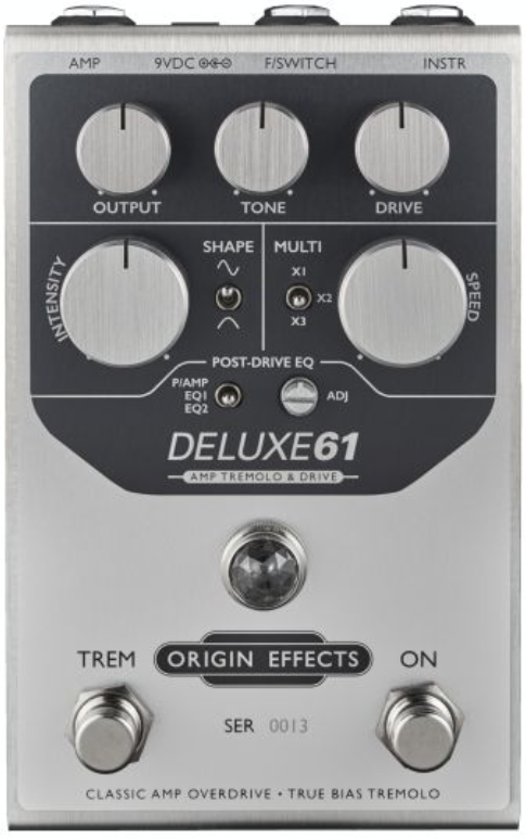 Origin Effects Deluxe 61 Tremolo & Drive - Modulation/chorus/flanger/phaser en tremolo effect pedaal - Main picture