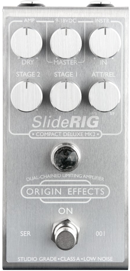 Origin Effects Sliderig Compact Deluxe Mk2 Laser Engraved Ltd - Compressor/sustain/noise gate effect pedaal - Main picture