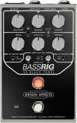 Bas voorversterker Origin effects Bassrig ’64 Black Panel Preamp